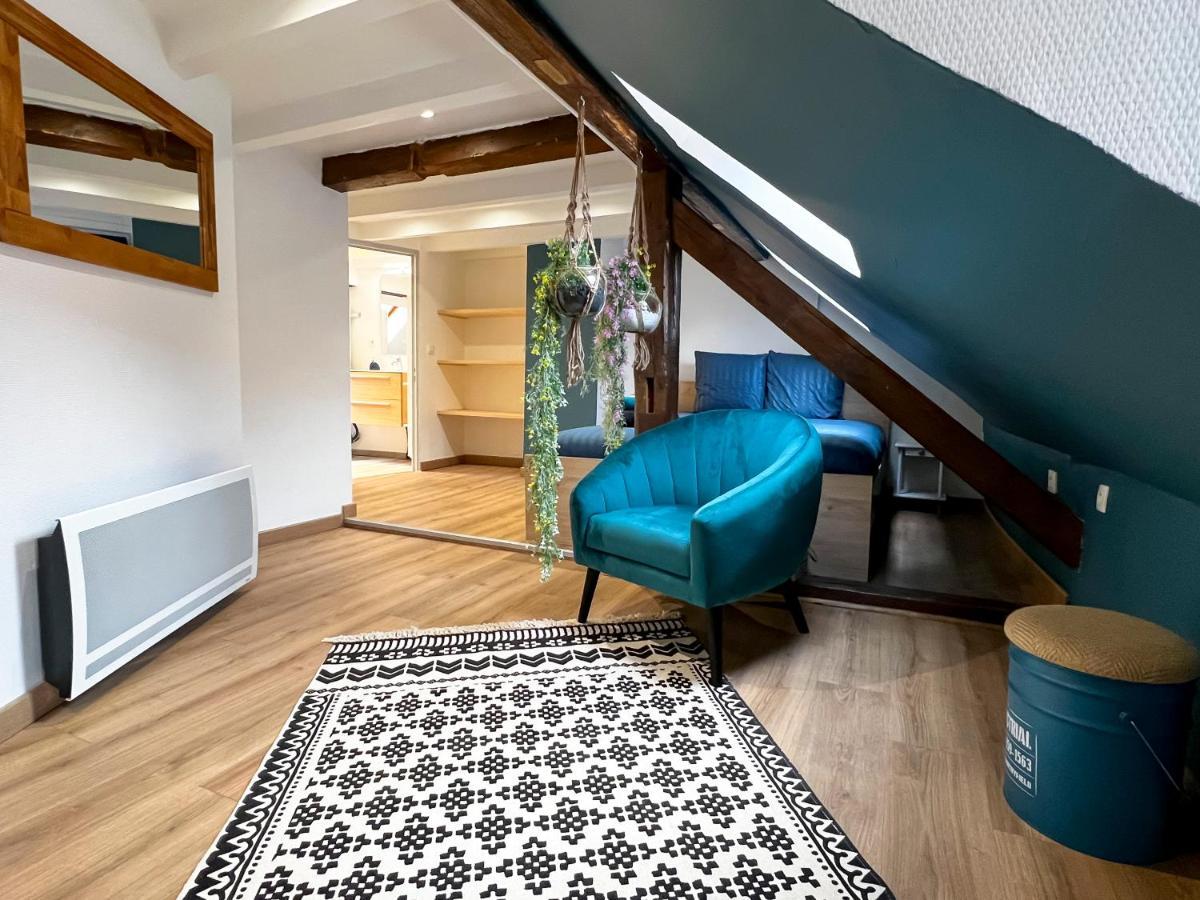 Au Duplex De Jeannala Apartment Selestat Bagian luar foto