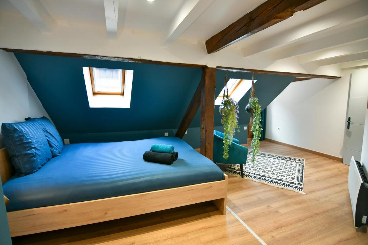 Au Duplex De Jeannala Apartment Selestat Bagian luar foto