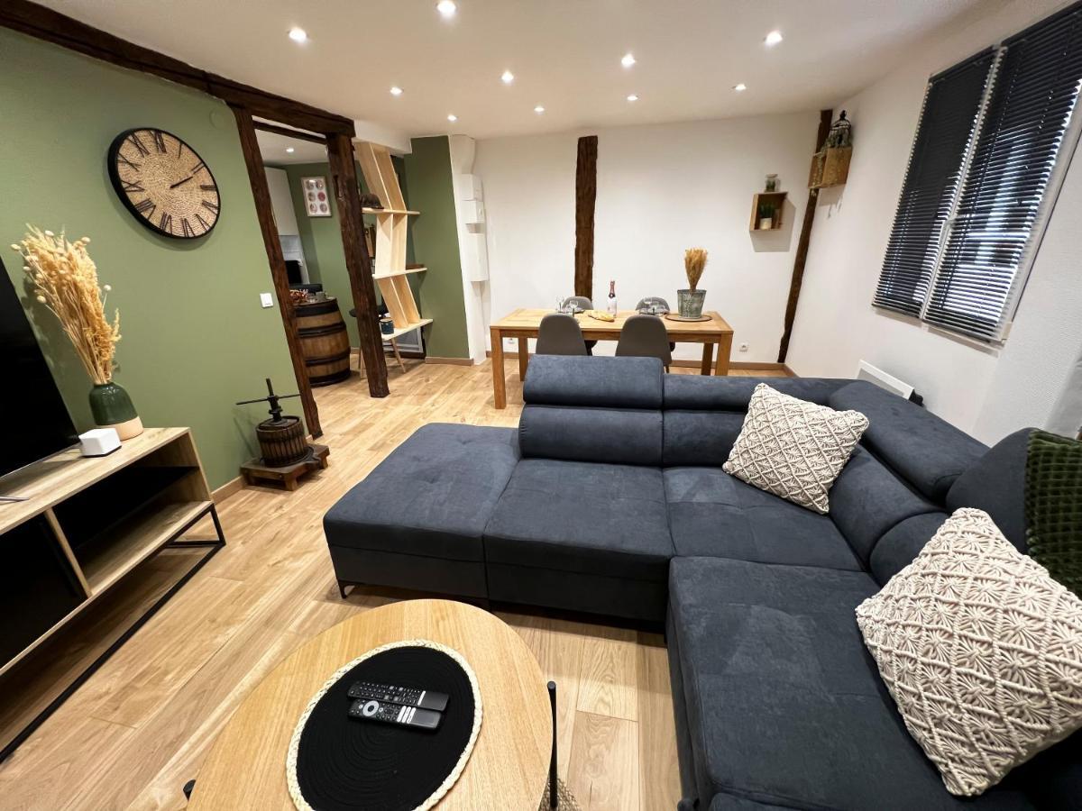 Au Duplex De Jeannala Apartment Selestat Bagian luar foto
