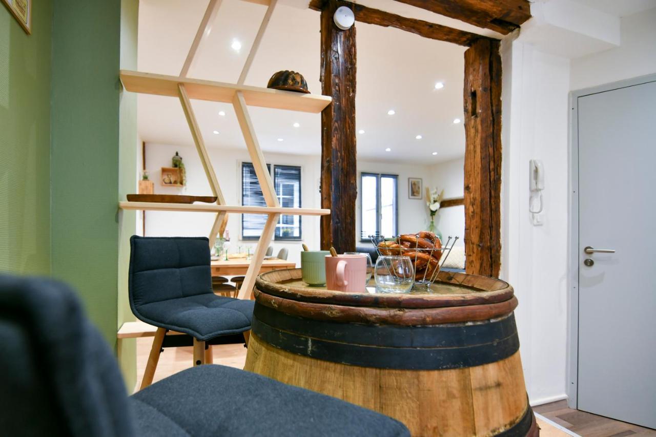 Au Duplex De Jeannala Apartment Selestat Bagian luar foto